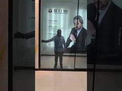 Aluminum house with big door and windows