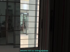 Сдвижные окна с помощью газы