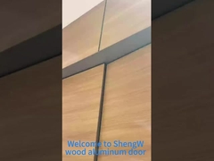 Деревянные алюминиевые двери