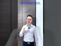 Раздвижная дверь из алюминия и дерева с узкой кромкой