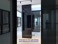 Серая Сдвижная дверь с 6-ю жалюзи