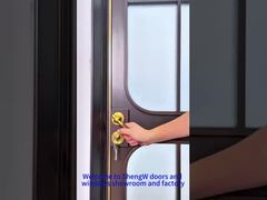 Рельефная алюминиевая дверь для комнаты с решеткой