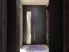 Дверь со сканером, расположенная не по центру