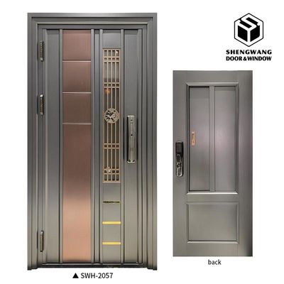 Коммерческие 4 X 8 черные алюминиевые внутренние двери