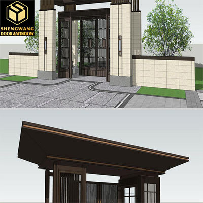 Коррозионно устойчивая дверь из алюминия
