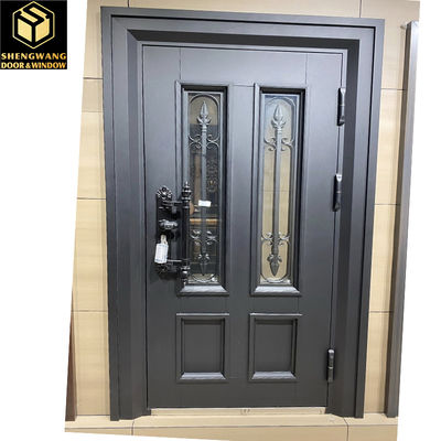 Лучший выбор для общественных зданий Алюминиевые двери для пожарной безопасности и звукоизоляции